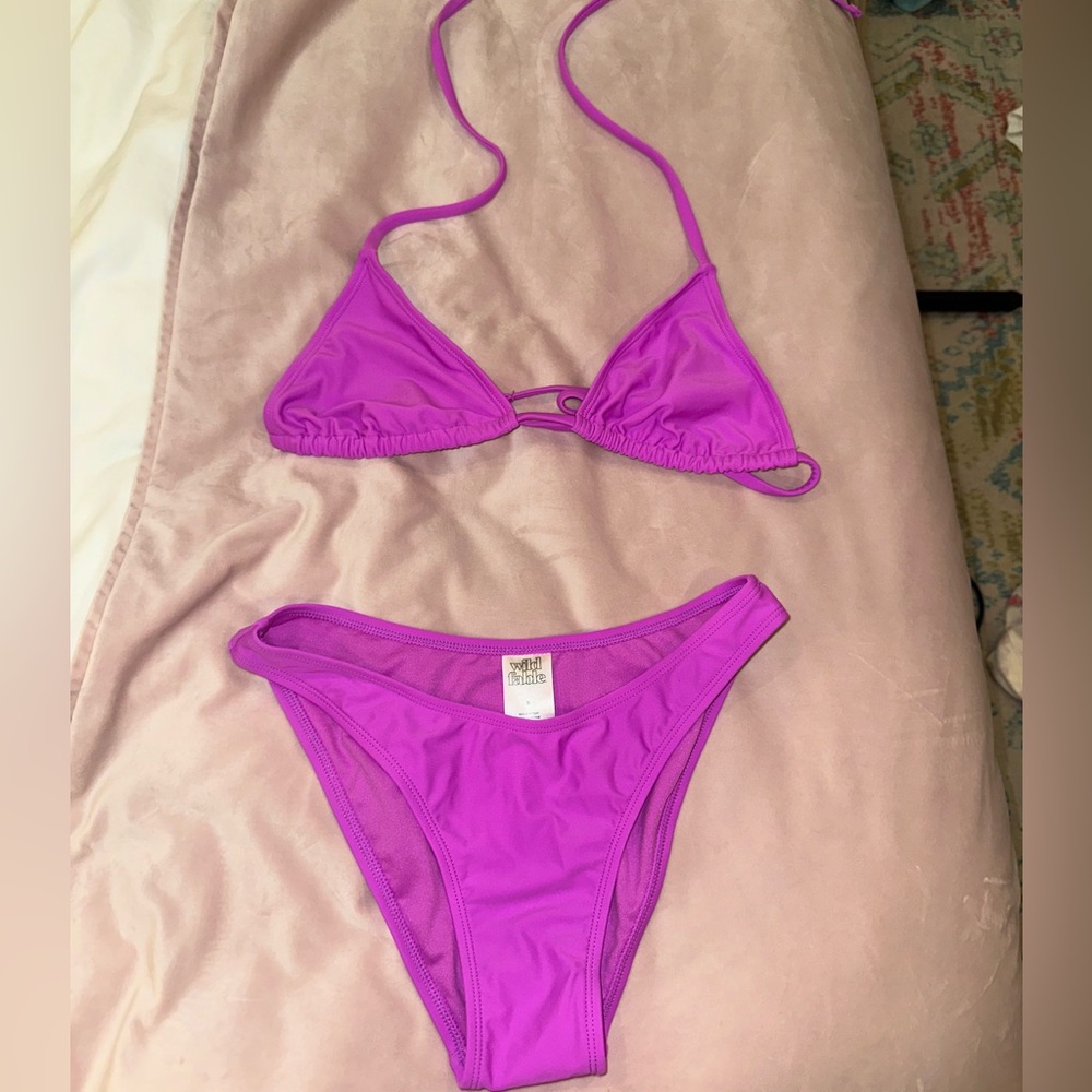 wild fable purple bikini set NWOT